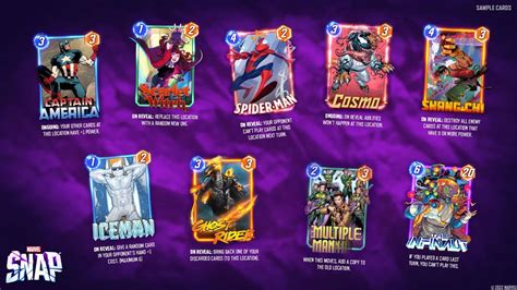 marvel snap card checklist|marvel snap complete card list.